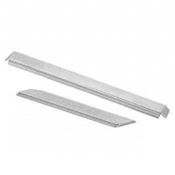 3" Replacement Magnet and 4" Metal Strike Plate Set for Slip-On Handle For 3/16" or 1/4" Frameless Pivot Door