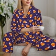 thumbnail image 6 of Balery Candy Corn (2) Pattern Pajama Sets for Women Long Sleeve 2 Piece Sleepwear Loungewear Sets Soft PJ's with Pockets Long Sleeve Comfy Pj Sets-X-Large, 6 of 7