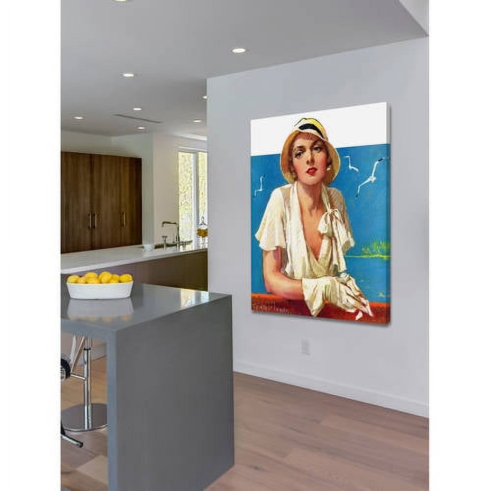 Marmont Hill - "Enjoying the View" Painting Print on Wrapped Canvas