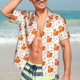 thumbnail image 7 of Pofeuu Cartoon Squirrel Print Hawaiian Shirt for Men Sleeves Casual Button Down Summer Beach Dress Shirts T-Shirts,Small, 7 of 7