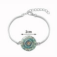 thumbnail image 6 of Besufy Women Jewelry Set Glass Cabochon Pendant Mandala Necklace Bracelet Earrings, 6 of 6