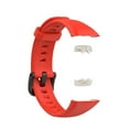 thumbnail image 2 of Unatoiry Remplacement Bracelet en Silicone Multicolore Anti-Rayures Bracelet Réglable avec Pression Bracelet de Montre Bonne Élasticité Rouge 1Set, 2 of 6