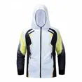thumbnail image 2 of Camiseta de pesca con capucha de verano para hombre, transpirable, con protección solar, para exteriores, anti-UV, de secado rápido, con protector solar, 2 of 4