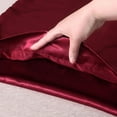 thumbnail image 2 of ANMINY Satin Sheets Twin 5-Pieces Silk Sheets Bed Sheet Set Deep Pocket Bed Flat Fitted Sheet, 2 of 7