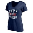 thumbnail image 2 of Women's Navy Navy Midshipmen City Pride V-Neck T-Shirt, 2 of 3