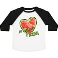 thumbnail image 3 of Inktastic I'm One in a Melon- Watermelon Heart Boys or Girls Toddler T-Shirt, 3 of 5