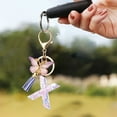 thumbnail image 3 of Butterfly Letter Tassel Keychain Pendant, Elegant Resin Keychain for Keys, Bag, Backpack, Car, Multi-functional Gift, Fashion Accessories for Women and Girls, 3 of 5