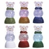 Club Pack of 24 Glitter Buddies LED Lighted Bear Figures