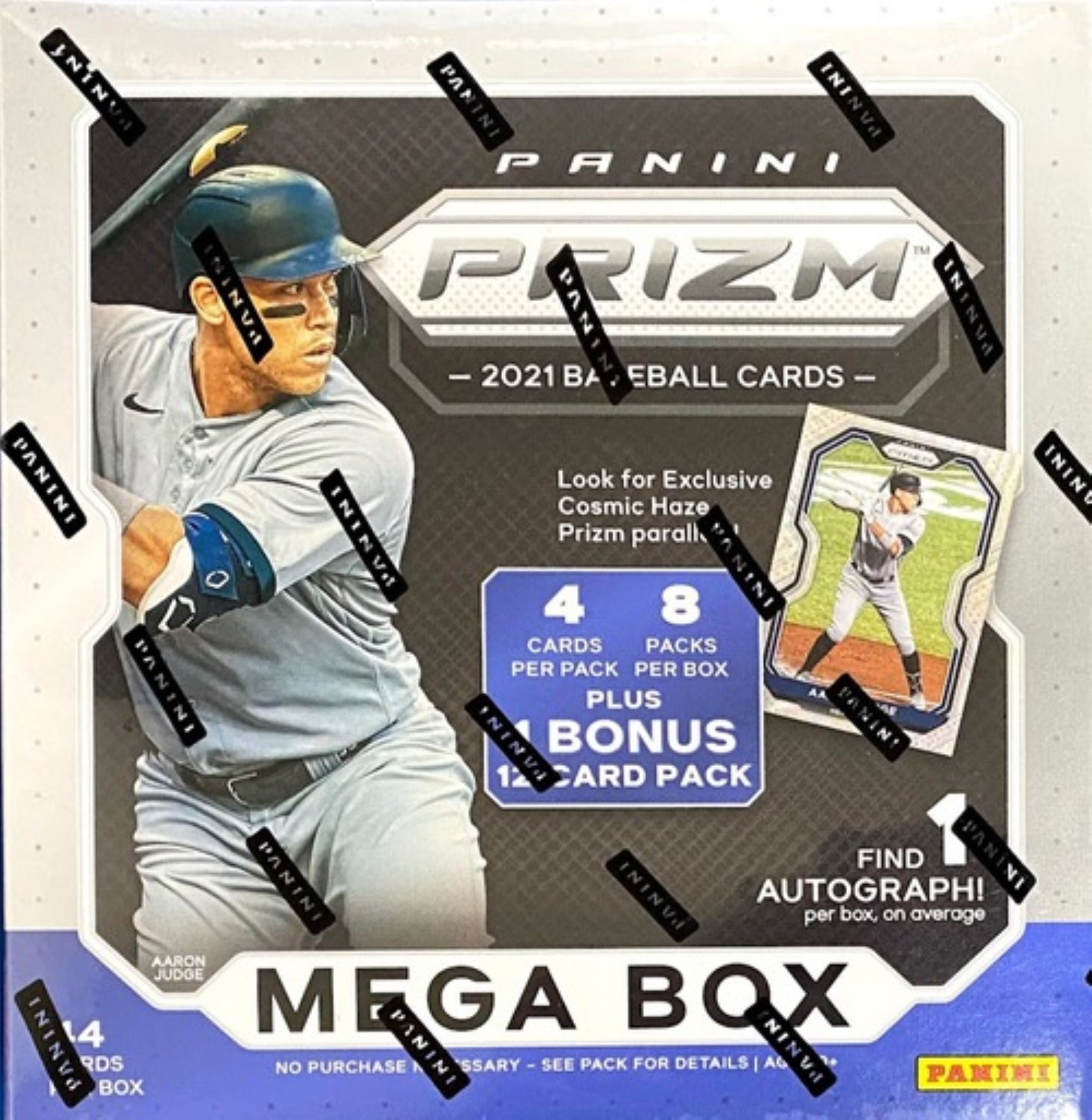 21 Panini Prizm Baseball Mega Box 9 Packs per Box