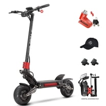 M YUME SCOOTER Raptor 6000W Electric Scooter,Speed 50Mph,56 Miles Rang,60V 27Ah Escooter,11 inch  Foldable Dual Motor Escooter for Adults