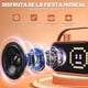 thumbnail image 3 of Bocina Portátil JYX, Altavoz Bluetooth con 15 Animaciones, Voz Mágica y Divertida, Altavoz Inalámbrico para Fiestas, D58O-T (Naranja), 3 of 8