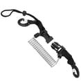 thumbnail image 3 of Camera Hanging Strap, Steel Wire Wear Resistant Free Movement Spring Diving Rope  For Underwater Photography Black,Gray, 3 of 8