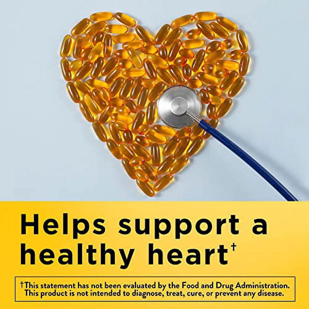 Nature Made Fish Oil 1200 mg Softgels, Fish Oil Supplements, Omega 3 Fish Oil for Healthy Heart Support, Omega 3 Supplement with 230 Softgels, 115 Day Supply