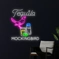 thumbnail image 2 of Handmadetneonsign Tequila Mockingbird Neon Sign, Tequila Mockingbird Neon Light, Tequila Bird Led, 2 of 5