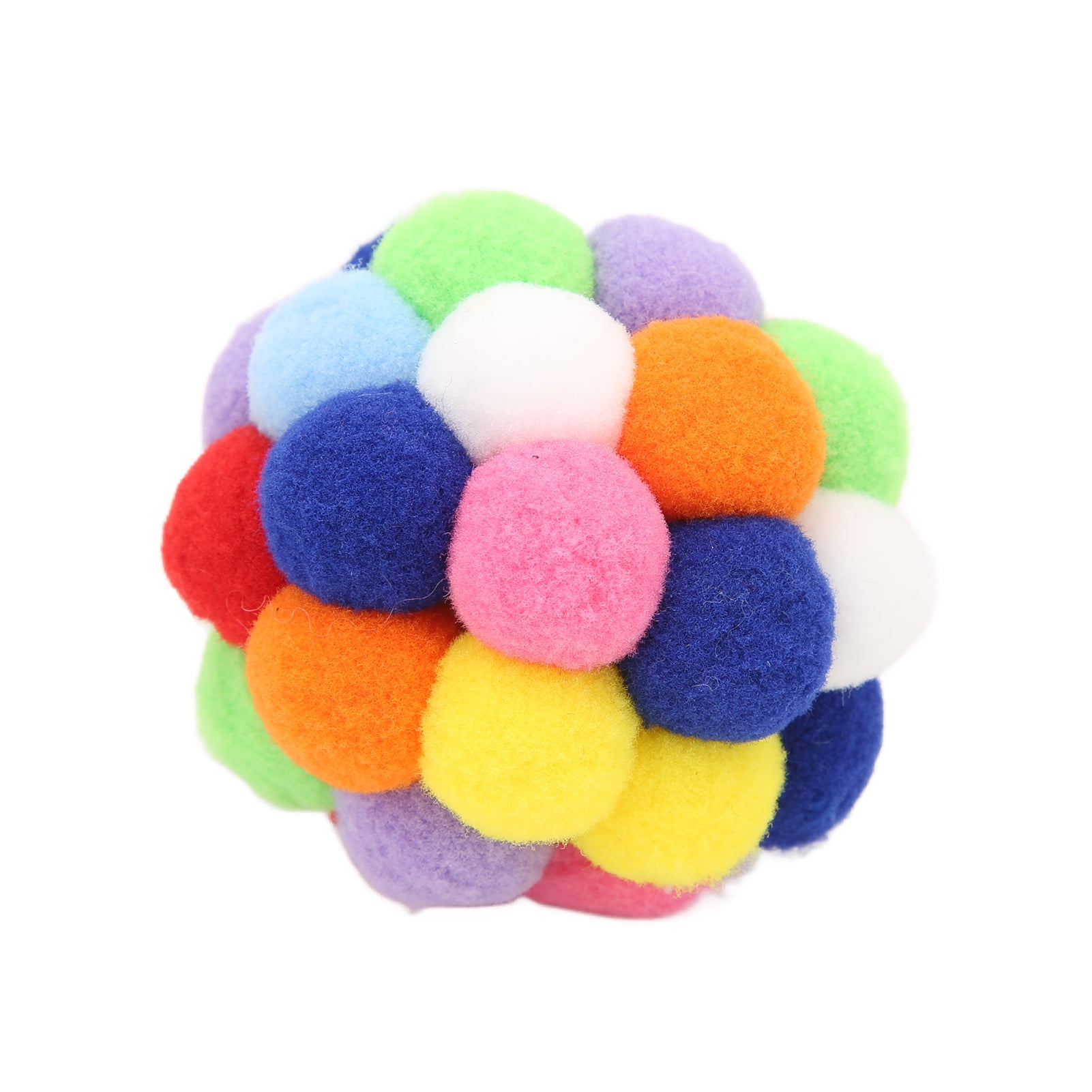 EBTOOLS Cat Ball Toys With Bells Soft Cat Interactive Colorful Cat