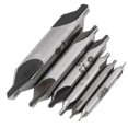 thumbnail image 2 of 6pcs 1/1.5/2/2.5/3/5mm 60 Degree HSS Center Drill Bits Centering Drills Set, 2 of 5