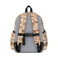 thumbnail image 3 of Mushroom and Eye Cream Pattern Backpack for School, Cute School Bag with Adjustable Shoulder Straps and Padded Back, 13.4"x11"x4.7", 3 of 5