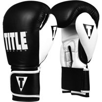 Title Boxing Dynamic Strike Heavy Bag Gloves, Black/White, 16 oz