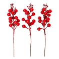 thumbnail image 2 of Décorations de Noël Extérieures Fleurs Artificielles Tiges de Baies Rouges Petites Baies de Houx Pics pour Arbre de Noël Couronne de Mariage Imitation Ménagère, 2 of 7