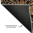 thumbnail image 5 of Addison Rugs Mayfield Premium Machine Washable Transitional Floral Black Rectangle Rug, 8' x 10', 5 of 6