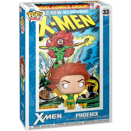 Open Box X-Men Phoenix Funko Pop! Comic Cover Figure w Case, Not Mint