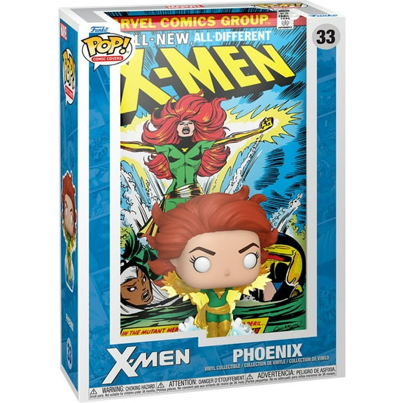 Open Box X-Men Phoenix Funko Pop! Comic Cover Figure w Case, Not Mint