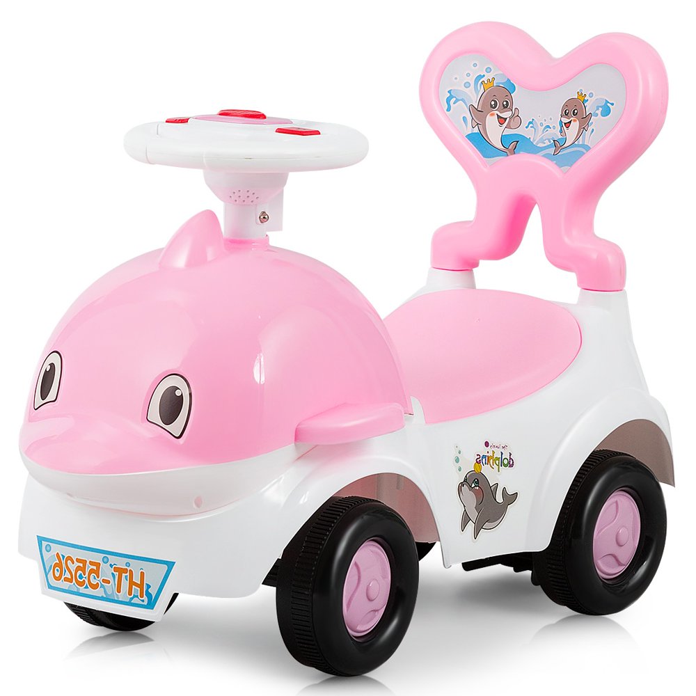 Outdoor Toddler Ride On Toys Cute Push Car Handle Stroller Walmart