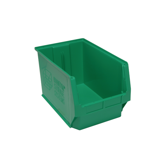 Quantum Storage Systems QMS533GN MAGNUM Heavy Duty Part Organizer Green Bins 20" L x 13" W x 12" H 3 Pack