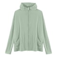 thumbnail image 3 of Duojiaj Women's Ice Silk Lightweight Protective Jacket Breathable And For Summer Cycling Womens Summer Clothes, 3 of 3