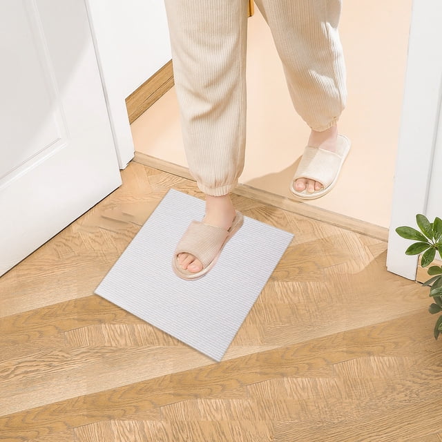 Patchwork Carpet, DIY Glue-down Floor Mat, 50x50cm Polyester Material, Easy Installation & Disassembly, Washable, For Living Room, Bathroom, Kitchen