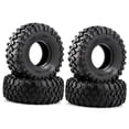 thumbnail image 2 of Control 4PCS 1.9Inch Remote Control Crawler Tires 130mm Tyre Replacement for D90 D110 AXIAL SCX10 II III CAPRA TRAX-4 TRAX-6 1/10 Remote Control Car, 2 of 7