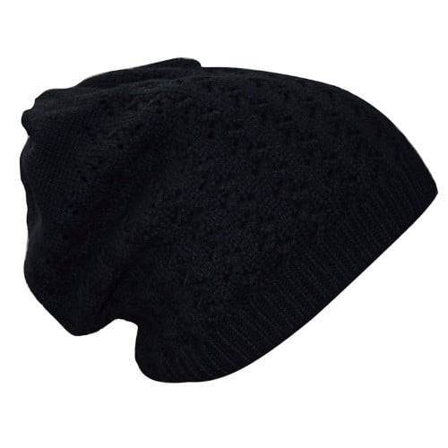 Peach Couture Super Thick Boho Knit Extra Slouchy Oversize Beanie Cap Hat