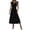 Black, variant on Womens Denim - Look Maxi Dress, Short Sleeves for Summer Casual & Outdoor