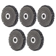 thumbnail image 4 of Rueda Pelacables De Acero Al Carbono, Pantalla De Resina De Rueda Pelacables No Metálica De 4 Pulgadas Para Plástico De Aluminio Para Exterior De Piedra ZAQW Strip Discs Stripping Wheel, 4 of 8