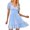 Blue, variant on Vedolay Plus Size Summer Dresses 2023 Summer Dresses for Women Beach Boho Sleeveless Vintage Floral Flowy Pocket Tshirt Tank ,Green L