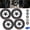 A, variant on 4PCS 3D Tire Lettering Stickers, Waterproof Tire Stickers for Cars, SUVs, and Motorcycles, Easy Diy Installation
