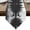 Gray, variant on Black Deer Forest Table Runner Linen Burlap Table Runner 36 Inches Small Wooden Silhouettes Retro Art Dresser Scarves for Kitchen Island Coffee Dining Room Party Wedding Holiday Decoration 13"x36"