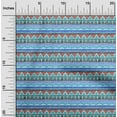 thumbnail image 2 of oneOone Cotton Poplin Medium Blue Fabric Tribal Quilting Supplies Print Sewing Fabric By The Yard 42 Inch Wide, 2 of 5
