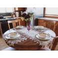 thumbnail image 2 of Neutral Earth Tone Beige Lace Table Runner (16" x 36"/54"/72"/88"), 2 of 3