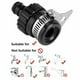 thumbnail image 5 of Adaptador de Grifo de Conector de Manguera de Goma con Clips de Acero Inoxidable Evita Fugas de Agua Fácil de Instalar Duradero para Lavado Doméstico de Automóviles Riego de ANGGREK  Otros, 5 of 8