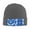 Deep Heather, variant on Blue Camouflage Winter Beanie Hats for Men Women Warm Cozy Knitted Cuffed Skull Cap Gray