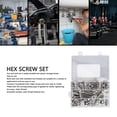thumbnail image 4 of Hex  And Nuts Set,  And Nuts Set Stainless Steel Portable 246Pcs Simple Operation  For Household Appliances, 4 of 8