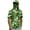 #112Green, variant on Men's Lightweight Camouflage Gradient Quick Dry Fishing Hoodie Shirt - UPF 50+ Sun Protection Short Sleeve Shirts with Neck