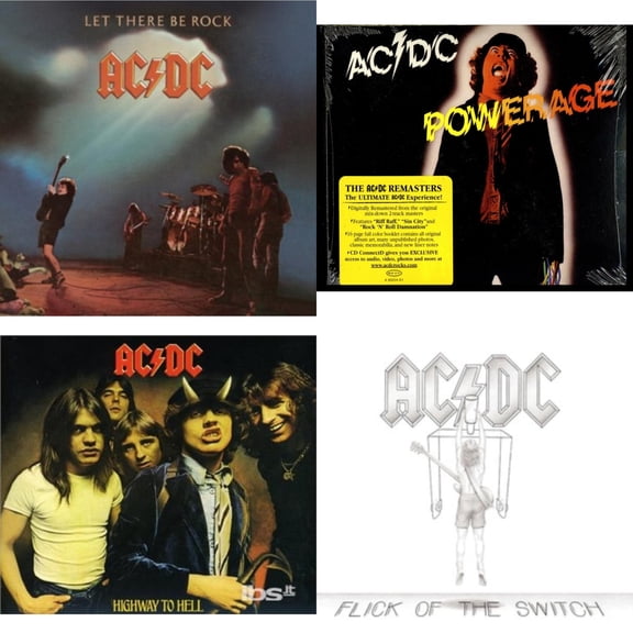 Let There Be Rock & Powerage & Highway To Hell & Flick Of The Switch [CD Bundle]