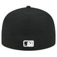 thumbnail image 4 of Men's New Era Black Chicago White Sox Checkered Undervisor 59FIFTY Fitted Hat, 4 of 6