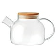 thumbnail image 2 of MidOcean Munnar Bamboo 850ml Borosilicate Glass Teapot, 2 of 3