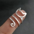 thumbnail image 6 of Aellinatey Handmade Cat Crochet Rings Adjustable Knitting Loops Rings Fashion Accessory, 6 of 21