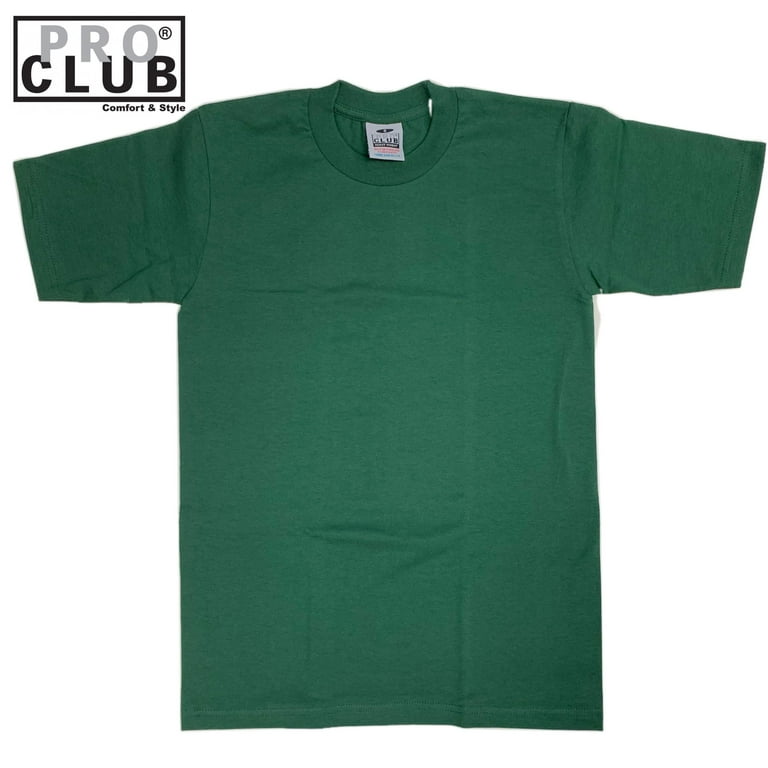 Pro Club Men's Heavyweight Cotton Short Sleeve Crew Neck T-Shirt