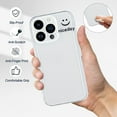 thumbnail image 5 of Case for iPhone 13 Pro Max, Soft Shockproof Clear Smiling Pattern Design Phone Protective Cover for iPhone 13 Pro Max 2021 (6.7 Inch), Cover Case for Girls and Women, Smiling, 5 of 13
