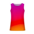 thumbnail image 7 of S-5X Big & Tall Tank Tops for Men Plus Size Sleeveless Muscle Shirts Mens Pullover Gradient Printed Crewneck Breathable Athletic Workout Tops Vests, 7 of 7